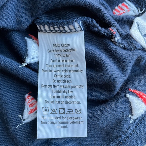 SOLD Janie and Jack short-sleeve collared embroidered sailboat shirt, 2T - Picture 6 of 6